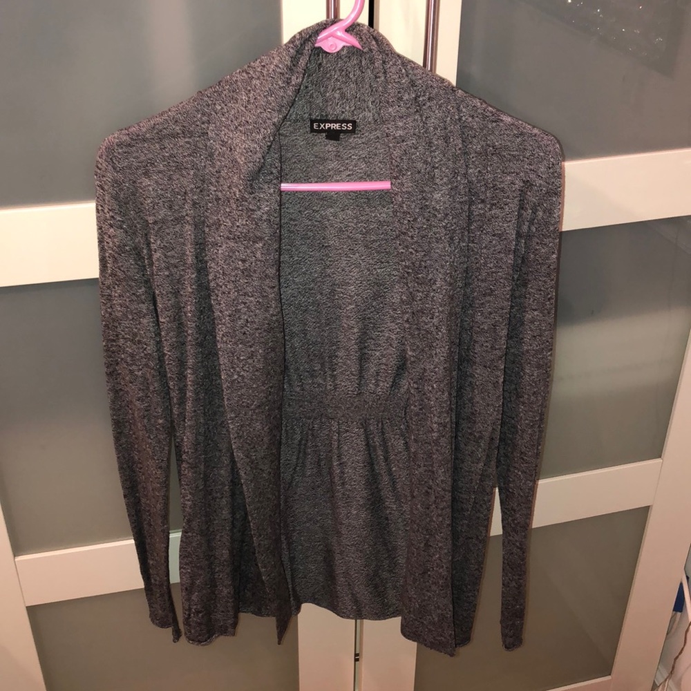Grey cardigan